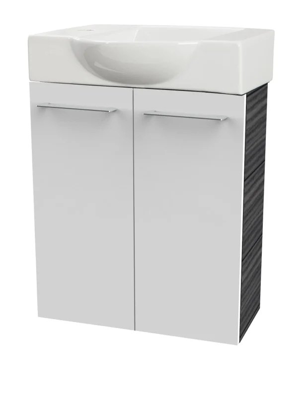 FACKELMANN SBC B.PERFEKT Gäste WC Waschtisch Set 55 cm breit