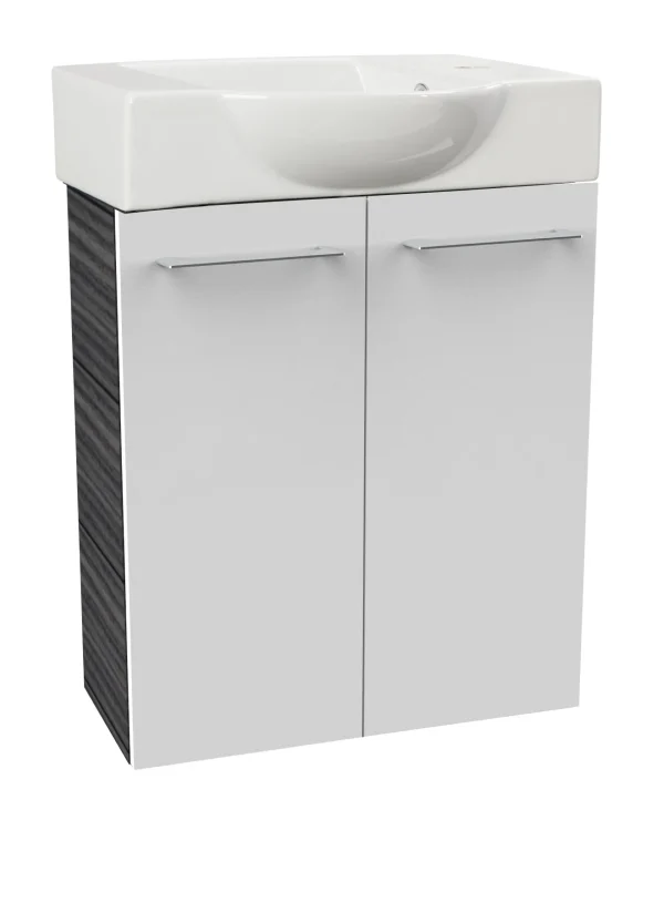 FACKELMANN SBC B.PERFEKT Gäste WC Waschtisch Set 55 cm breit