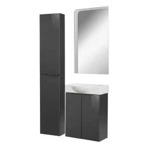 FACKELMANN SBC LUNA Gäste WC Set 4-teilig 55 cm breit