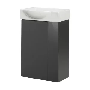 FACKELMANN SBC LUNA Gäste WC Waschtisch Set 45 cm breit