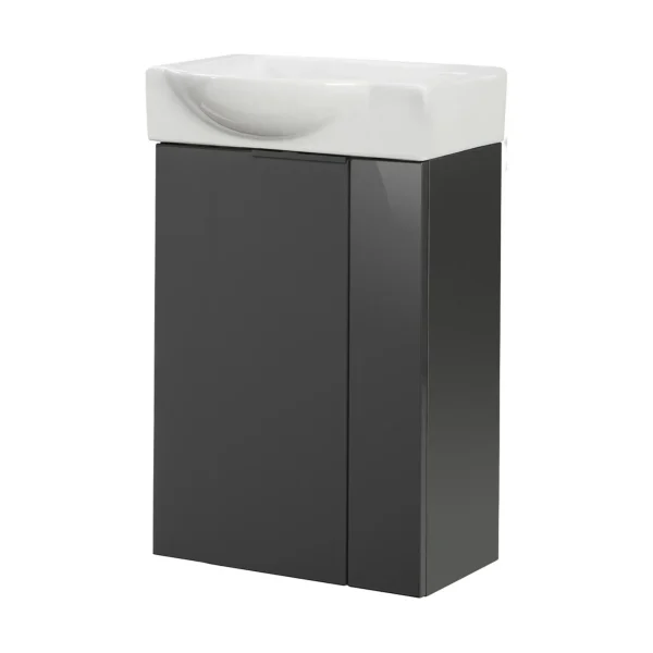 FACKELMANN SBC LUNA Gäste WC Waschtisch Set 45 cm breit