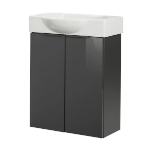 FACKELMANN SBC LUNA Gäste WC Waschtisch Set 55 cm breit