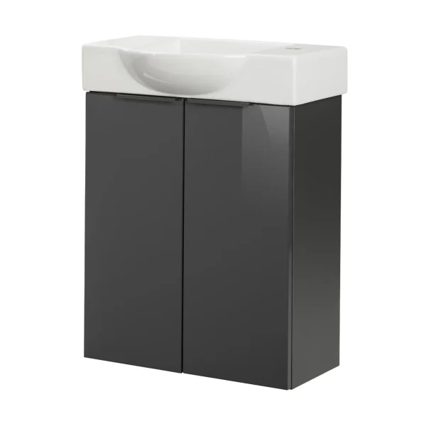 FACKELMANN SBC LUNA Gäste WC Waschtisch Set 55 cm breit