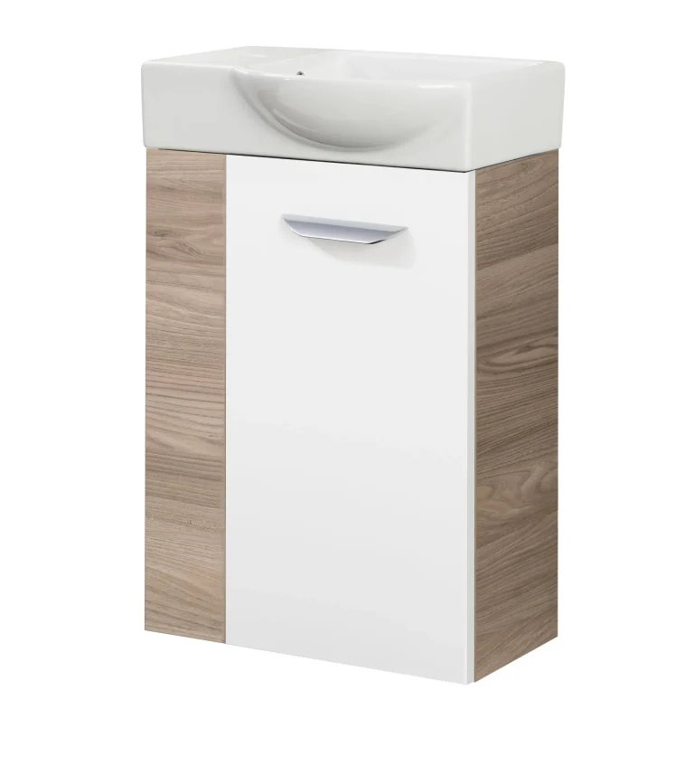 FACKELMANN SBC LUXOR Gäste WC Waschtisch Set 45 cm breit