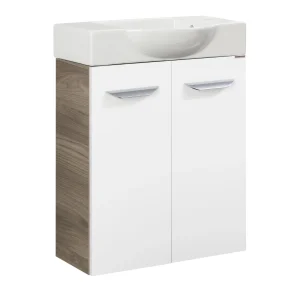 FACKELMANN SBC LUXOR Gäste WC Waschtisch Set 55 cm breit