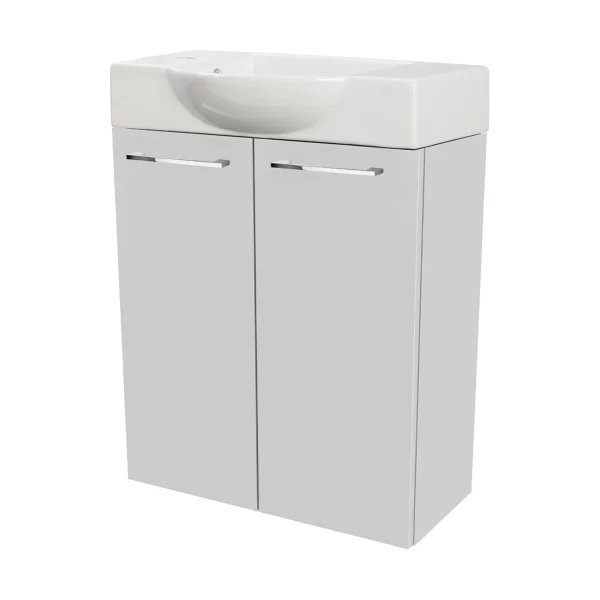 FACKELMANN SBC SCENO Gäste WC Waschtisch Set 55 cm breit