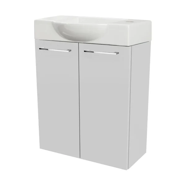 FACKELMANN SBC SCENO Gäste WC Waschtisch Set 55 cm breit
