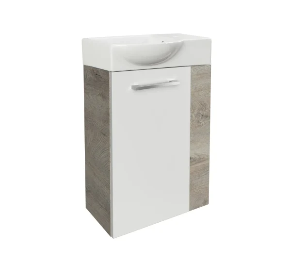 FACKELMANN SBC STANFORD Gäste WC Waschtisch Set 45 cm breit