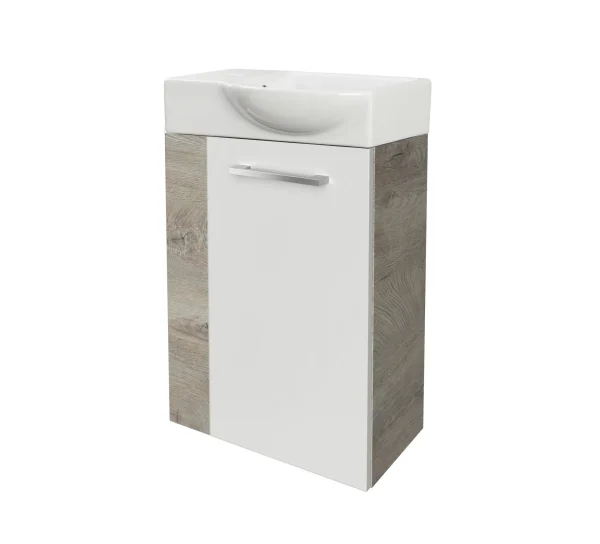 FACKELMANN SBC STANFORD Gäste WC Waschtisch Set 45 cm breit