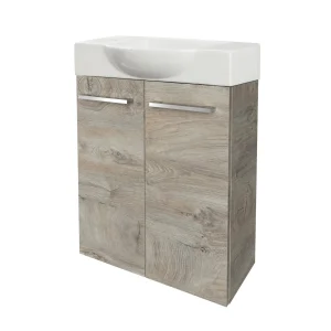 FACKELMANN SBC STANFORD Gäste WC Waschtisch Set 55 cm breit