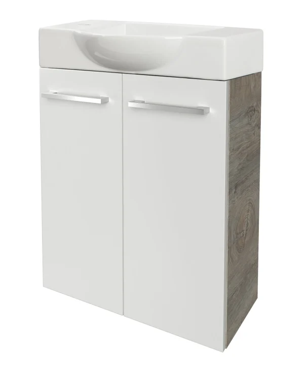 FACKELMANN SBC STANFORD Gäste WC Waschtisch Set 55 cm breit