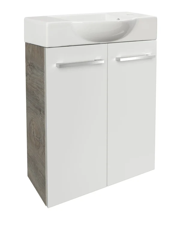 FACKELMANN SBC STANFORD Gäste WC Waschtisch Set 55 cm breit