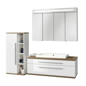 FACKELMANN STANFORD Badmöbel Set 4-teilig 110 cm breit