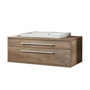 FACKELMANN STANFORD Waschbecken mit Unterschrank 110 cm breit