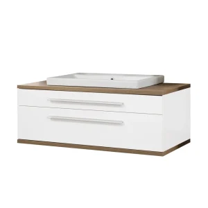 FACKELMANN STANFORD Waschbecken mit Unterschrank 110 cm breit