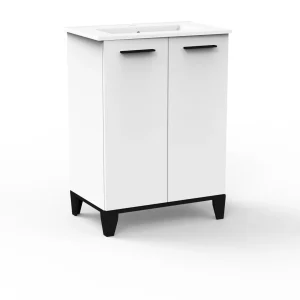FACKELMANN TE-A Waschbecken mit Unterschrank 60 cm breit
