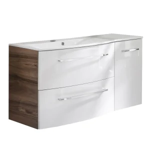 FACKELMANN VERONA Waschbecken mit Unterschrank 115 cm breit