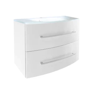 FACKELMANN VERONA Waschbecken mit Unterschrank 80 cm breit