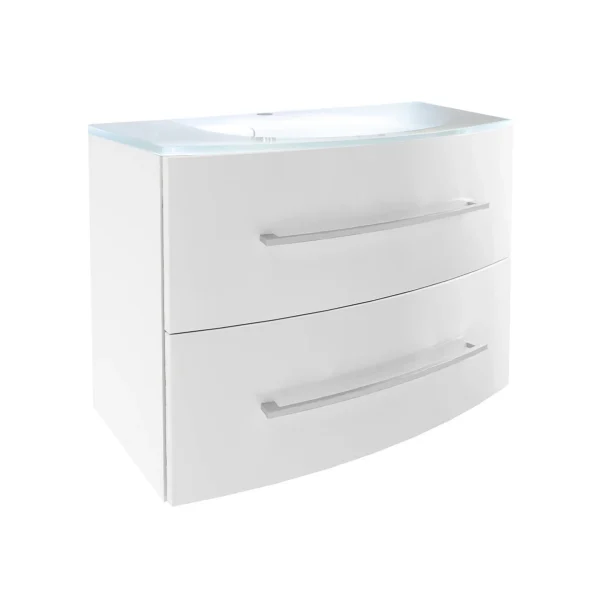 FACKELMANN VERONA Waschbecken mit Unterschrank 80 cm breit