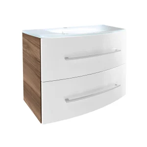 FACKELMANN VERONA Waschbecken mit Unterschrank 80 cm breit