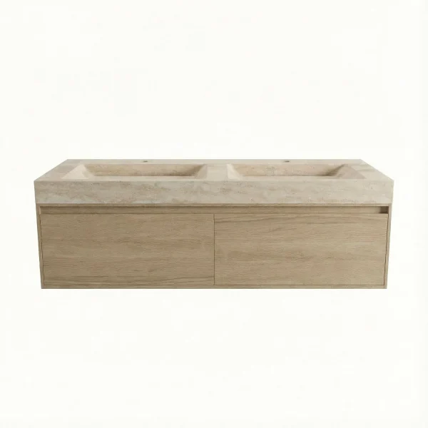 FORZALAQUA IBIZA BELLEZZA Waschbecken mit Unterschrank 140 cm breit