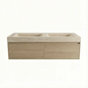 FORZALAQUA IBIZA BELLEZZA Waschbecken mit Unterschrank 140 cm breit