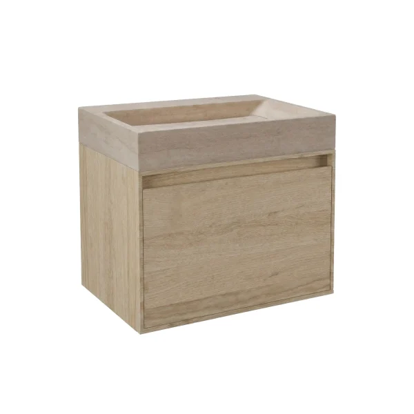 FORZALAQUA IBIZA BELLEZZA Waschbecken mit Unterschrank 80 cm breit