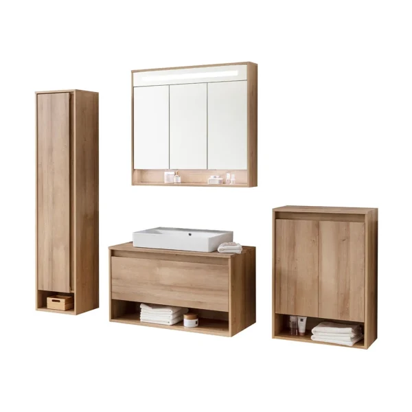 Fackelmann NATURA Badmöbel Set 5-teilig