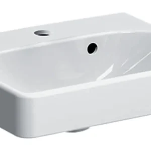 GEBERIT SMYLE SQUARE Waschbecken Keramik 45 cm breit