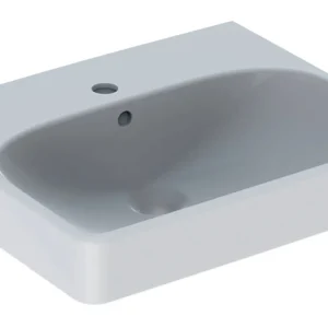 GEBERIT SMYLE SQUARE Waschbecken Keramik 50 cm breit