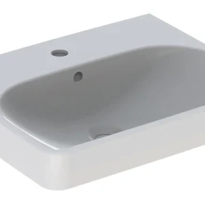 GEBERIT SMYLE SQUARE Waschbecken Keramik 55 cm breit