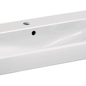 GEBERIT SMYLE SQUARE Waschbecken Keramik 90 cm breit