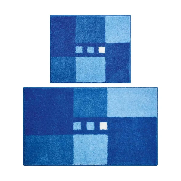 GRUND MERKUR Badematten 2er-Set 40 x 50 cm & 50 x 80 cm