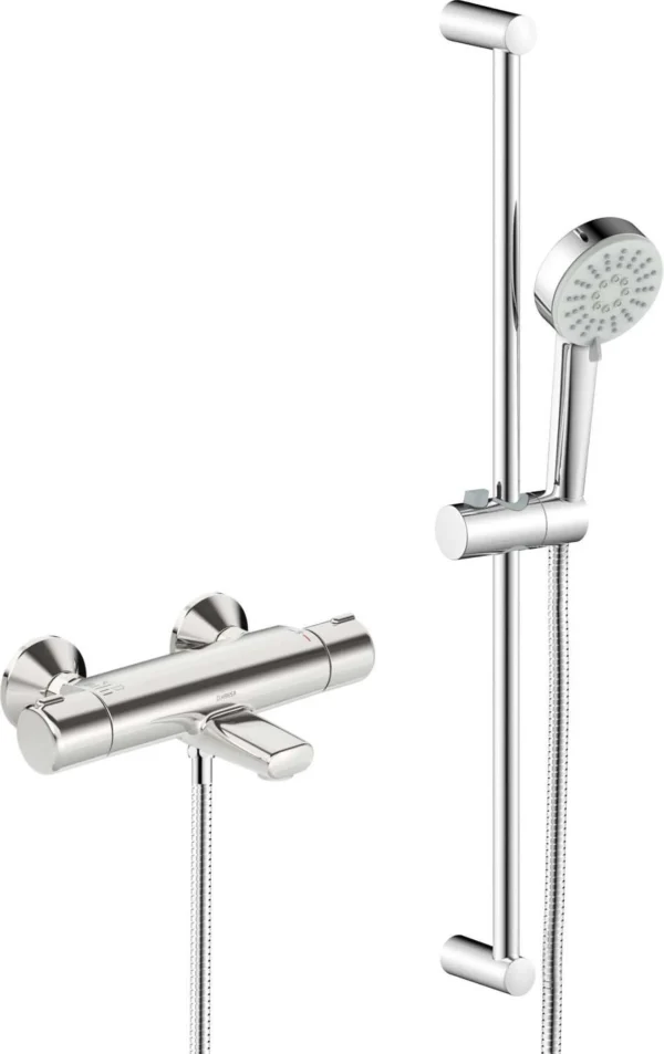 HANSA HANSABASIC Badewannenthermostat und Stangenbrauseset