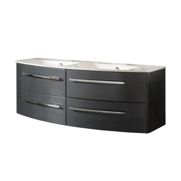 LANZET CLASSICO Waschbecken mit Unterschrank 140 cm breit