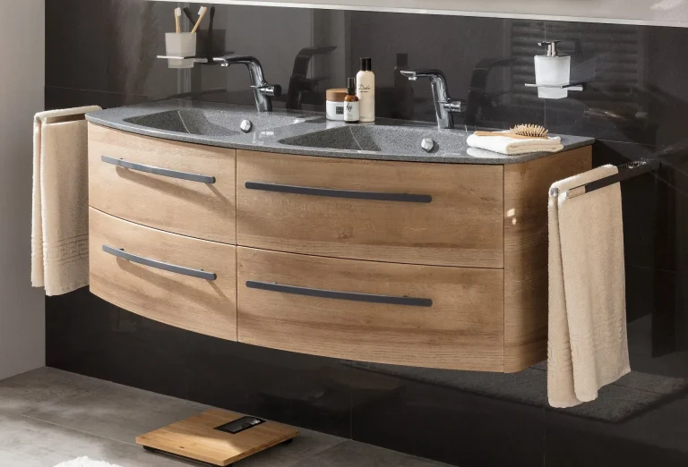 LANZET CLASSICO Waschbecken mit Unterschrank 140 cm breit