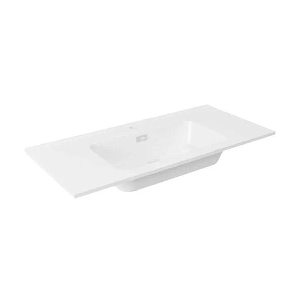LANZET DUNE Waschbecken Gussmarmor 101 cm breit