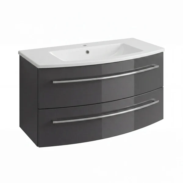 LANZET IMPULSO Waschbecken mit Unterschrank 90 cm breit