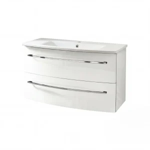 LANZET IMPULSO Waschbecken mit Unterschrank 90 cm breit