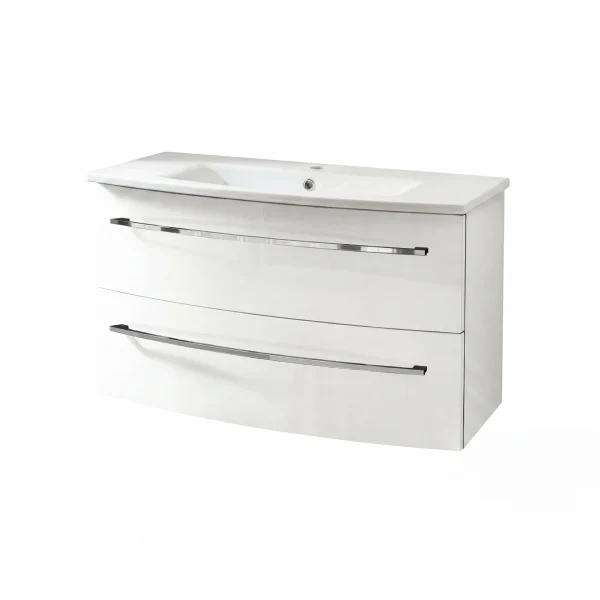 LANZET IMPULSO Waschbecken mit Unterschrank 90 cm breit