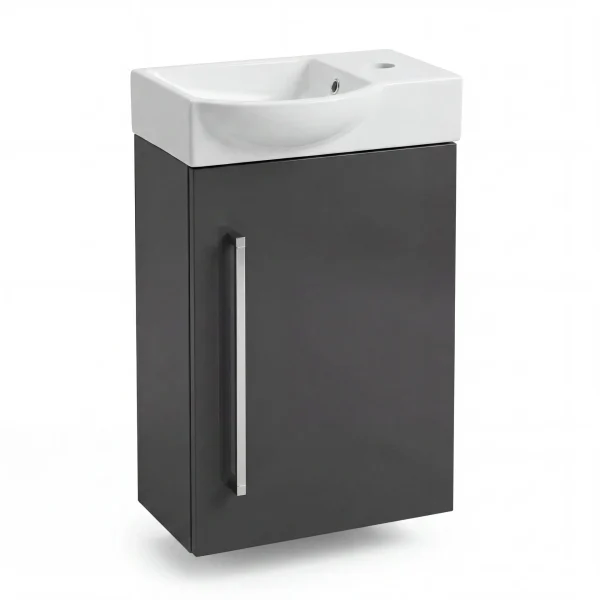 LANZET K3 Gäste WC Waschtisch Set 45 cm breit