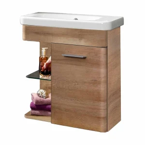 LANZET K8 Gäste WC Waschtisch Set 60 cm breit