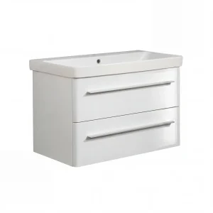 LANZET K8 Waschbecken mit Unterschrank 80 cm breit