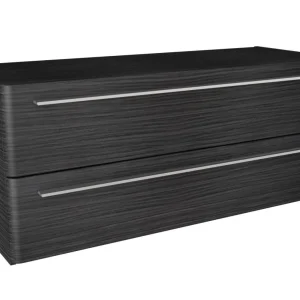 LANZET K8 Waschtischunterschrank 116 cm Schwarz