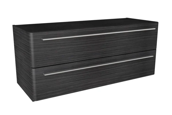 LANZET K8 Waschtischunterschrank 116 cm Schwarz