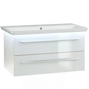 LANZET M9 Waschbecken mit Unterschrank 100 cm breit
