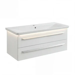 LANZET M9 Waschbecken mit Unterschrank 130 cm breit