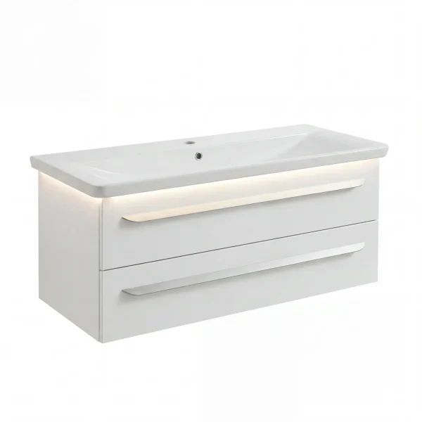 LANZET M9 Waschbecken mit Unterschrank 130 cm breit