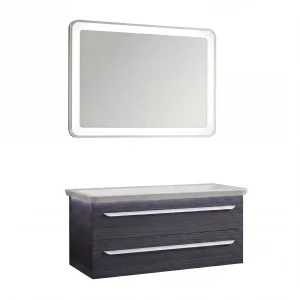 LANZET M9 Waschtisch Set mit Spiegel 130 cm breit