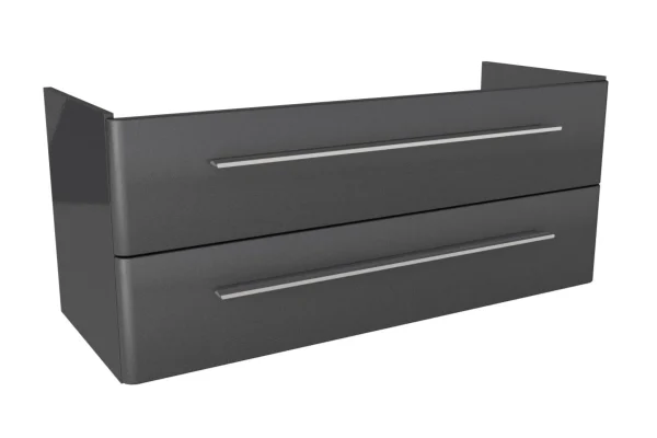 Lanzet K8 Waschtischunterschrank 116 cm Anthrazit